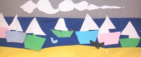 Frise r�alis�e en classe par les Cp A