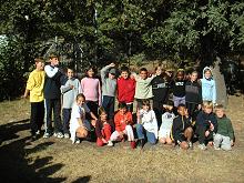 L��quipe gagnante, les rouges.